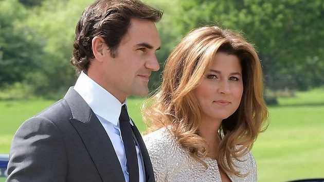 Roger Federer se svou ženou Mirkou Roger Federer se svou ženou Mirkou
