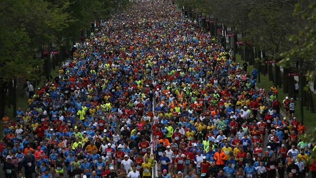 Maratón. Ilustrační foto. Maratón. Ilustrační foto.