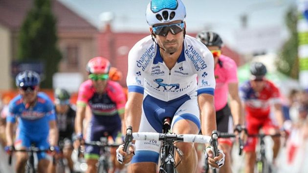 David Lozano na trati Czech Cycling Tour 2016. David Lozano na trati Czech Cycling Tour 2016.