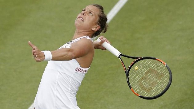 Česká tenistka Barbora Strýcová na turnaji v Birminghamu. Česká tenistka Barbora Strýcová na turnaji v Birminghamu.