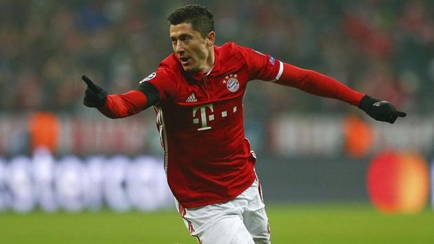 Kanonýr Bayernu Robert Lewandowski. Kanonýr Bayernu Robert Lewandowski.