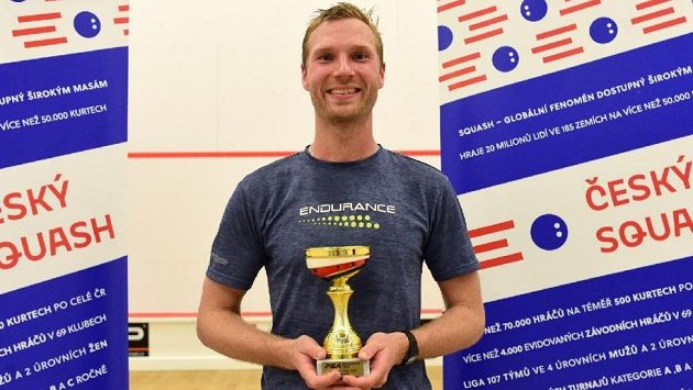 Dánský squashista Kristian Frost ovládl turnaj Prague Open. Dánský squashista Kristian Frost ovládl turnaj Prague Open.