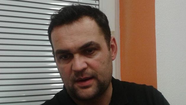 Děčínský trenér Pavel Budínský. Děčínský trenér Pavel Budínský.