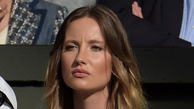 Ester Sátorová při letošním Wimbledonu. Ester Sátorová při letošním Wimbledonu.