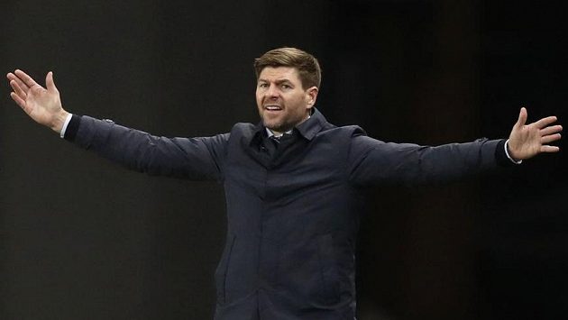 Kouč Glasgow Rangers Steven Gerrard na ilustračním snímku. Kouč Glasgow Rangers Steven Gerrard na ilustračním snímku.