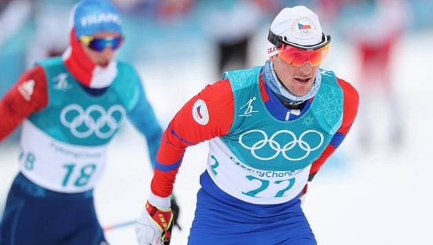 Martin Jakš na olympijské trati. Martin Jakš na olympijské trati.