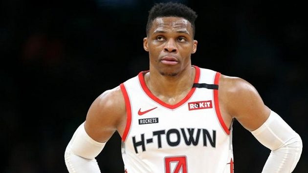 hvězdný rozehrávač Houstonu Russell Westbrook hvězdný rozehrávač Houstonu Russell Westbrook