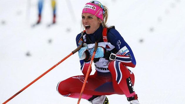 Therese Johaugová z Norska, vítězka letošní série Tour de Ski. Therese Johaugová z Norska, vítězka letošní série Tour de Ski.