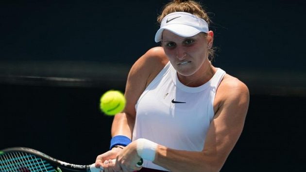 Markéta Vondroušová na turnaji v Adelaide Markéta Vondroušová na turnaji v Adelaide