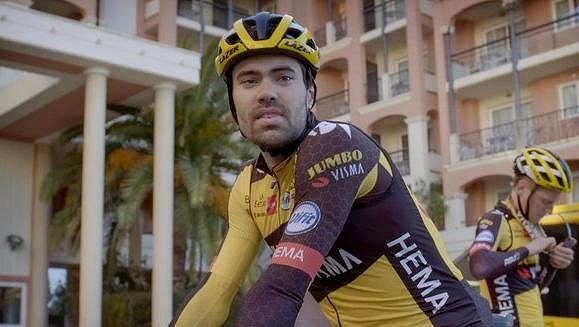 Dumoulin was hit by a car in training.  He had to end the season