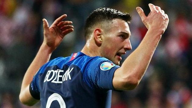 Róbert Boženík vstřelil Chorvatům jediný gól Slovenska. Róbert Boženík vstřelil Chorvatům jediný gól Slovenska.