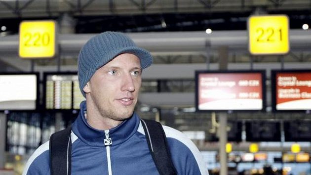 Petr Svoboda při odletu na halový šampionát Petr Svoboda při odletu na halový šampionát