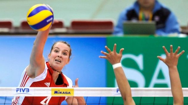 Česká volejbalistka Aneta Havlíčková na archivním snímku. Česká volejbalistka Aneta Havlíčková na archivním snímku.