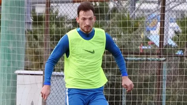 Útočník Libor Kozák na tréninku fotbalistů Liberce. Útočník Libor Kozák na tréninku fotbalistů Liberce.