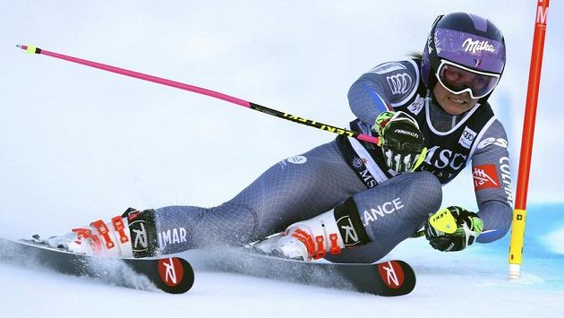 Francouzská sjezdařka Tessa Worleyová. Francouzská sjezdařka Tessa Worleyová.