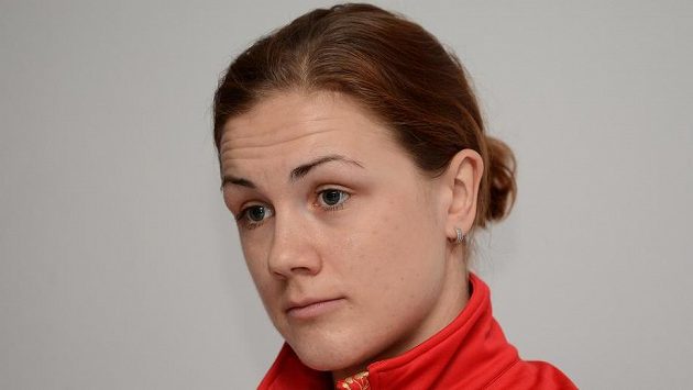 Rychlobruslařka Karolína Erbanová. Rychlobruslařka Karolína Erbanová.
