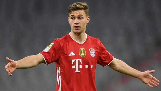 Joshua Kimmich z Bayernu Mnichov v ligovém utkání proti Leverkusenu. Joshua Kimmich z Bayernu Mnichov v ligovém utkání proti Leverkusenu.