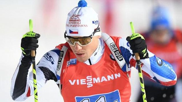 Michal Krčmář během štafetového závodu v Novém Městě na Moravě. Michal Krčmář během štafetového závodu v Novém Městě na Moravě.