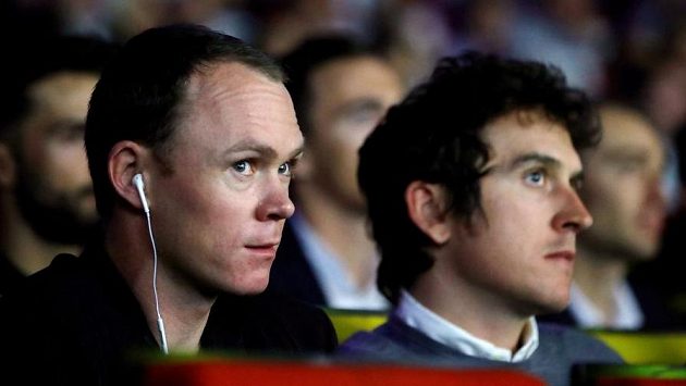 Chris Froome (vlevo) a Geraint Thomas při nedávném představení trasy Tour de France 2019. Chris Froome (vlevo) a Geraint Thomas při nedávném představení trasy Tour de France 2019.