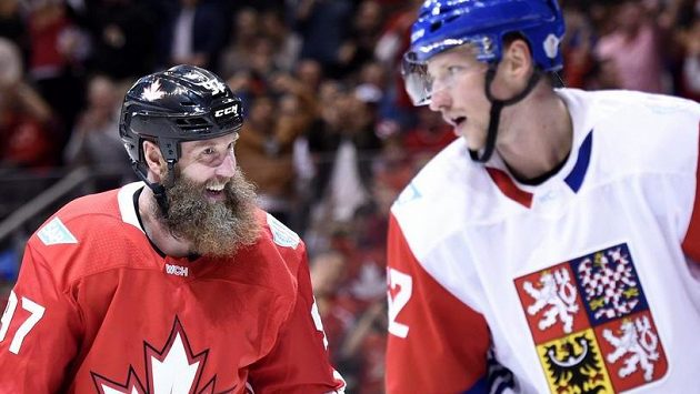 Útočník Joe Thornton se mohl po utkání s Českem smát, Kanada vyhrálá 6:0. Útočník Joe Thornton se mohl po utkání s Českem smát, Kanada vyhrálá 6:0.