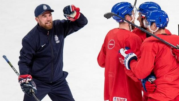 Ice Hockey World Cup 2021 |  PICTURE: Laughing Pešán and the celebration of Kovář and Kubalík.  Before the Finns, the national team trained for the first time in the Riga Arena