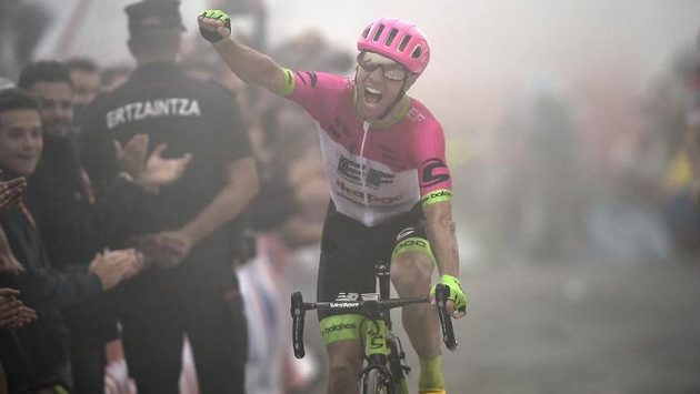 Michael Woods se mohl radovat z vítězství Michael Woods se mohl radovat z vítězství