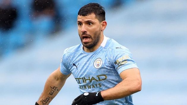 Sergio Agüero na archivním snímku Sergio Agüero na archivním snímku