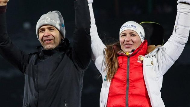Ole Einar Björndalen a Darja Domračevová povedou čínské biatlonisty Ole Einar Björndalen a Darja Domračevová povedou čínské biatlonisty