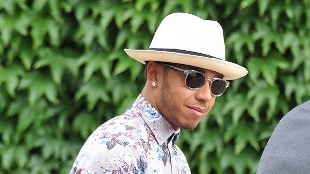 Lewis Hamilton ve Wimbledonu. Lewis Hamilton ve Wimbledonu.