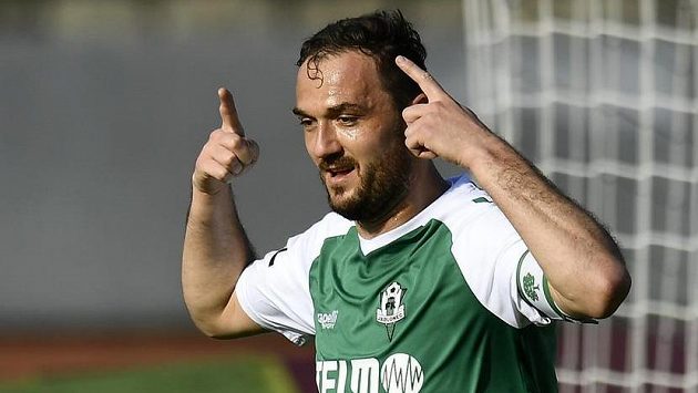 Martin Doležal se raduje z druhého gólu Jablonce proti Karviné. Martin Doležal se raduje z druhého gólu Jablonce proti Karviné.