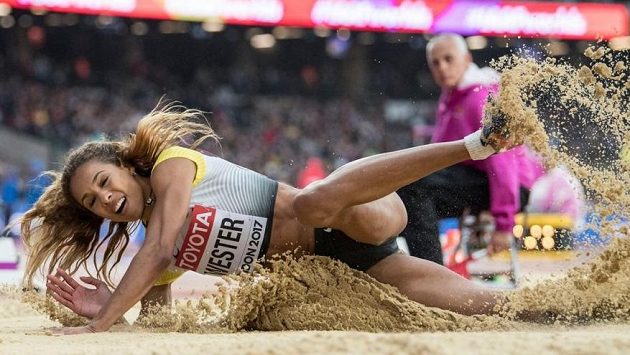 Německá dálkařka Alexandra Westerová na světovém šampionátu v roce 2017 v Londýně. Německá dálkařka Alexandra Westerová na světovém šampionátu v roce 2017 v Londýně.