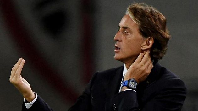 Italský kouč Roberto Mancini Italský kouč Roberto Mancini