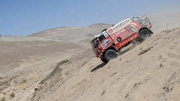 Aleš Loprais na trati Rallye Dakar 2013. Aleš Loprais na trati Rallye Dakar 2013.