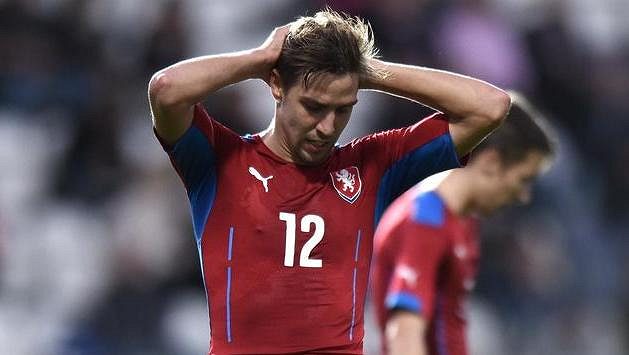Vojtěch Hadaščok v dresu reprezentačního týmu do 21 let během utkání s Itálií. Vojtěch Hadaščok v dresu reprezentačního týmu do 21 let během utkání s Itálií.
