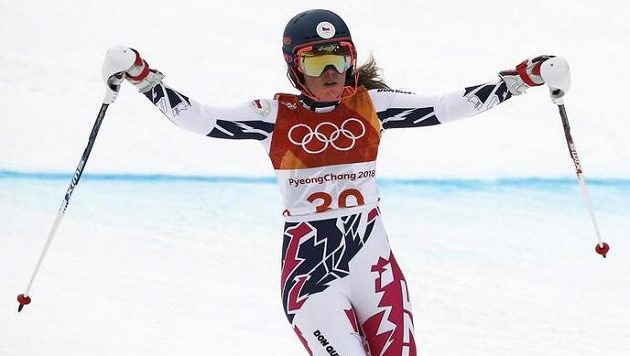 Česká lyžařka Kateřina Pauláthová v cíli kombinačního slalomu neskrývala spokojenost. Česká lyžařka Kateřina Pauláthová v cíli kombinačního slalomu neskrývala spokojenost.