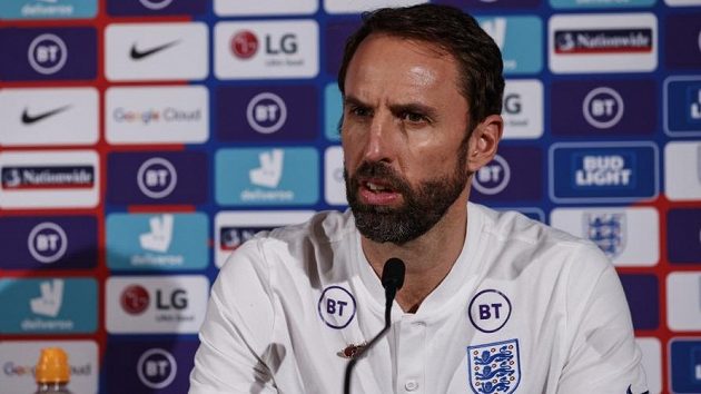 Trenér anglické fotbalové reprezentace Gareth Southgate Trenér anglické fotbalové reprezentace Gareth Southgate