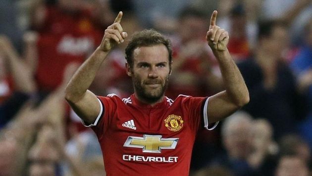 Záložník Manchesteru United Juan Mata. Záložník Manchesteru United Juan Mata.