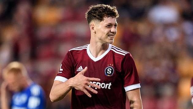 Ladislav Krejčí mladší ze Sparty Praha během utkání se Sigmou Olomouc. Ladislav Krejčí mladší ze Sparty Praha během utkání se Sigmou Olomouc.