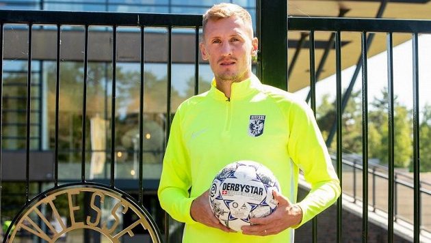 Obránce Vitesse Arnhem Tomáš Hájek. Obránce Vitesse Arnhem Tomáš Hájek.