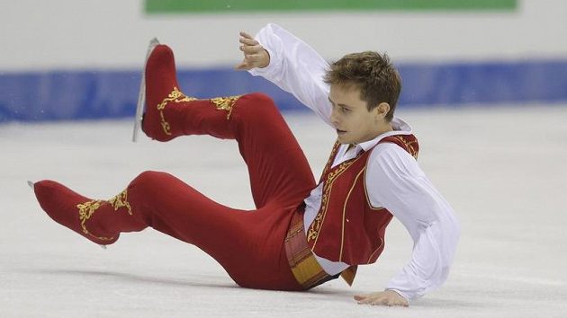 Michal Březina se během volné jízdy nevyvaroval pádů. Michal Březina se během volné jízdy nevyvaroval pádů.