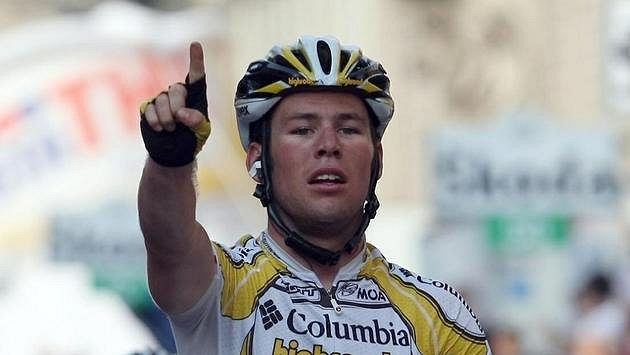 Britský cyklista Mark Cavendish Britský cyklista Mark Cavendish