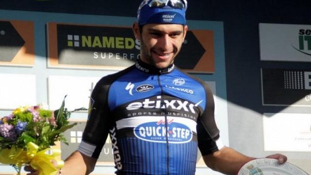 Kolumbijský cyklista Fernando Gaviria Kolumbijský cyklista Fernando Gaviria