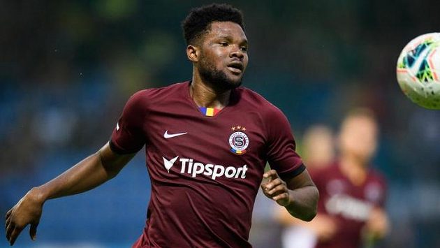 Benjamin Tetteh ze Sparty Praha během utkání 7. kola Fortuna ligy v Liberci. Benjamin Tetteh ze Sparty Praha během utkání 7. kola Fortuna ligy v Liberci.