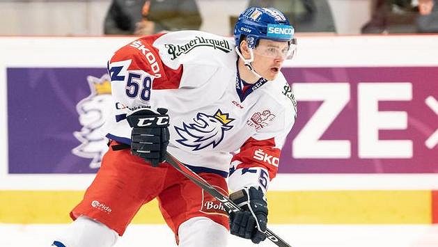 Útočník Patrik Zdráhal na tréninku hokejové reprezentace. Útočník Patrik Zdráhal na tréninku hokejové reprezentace.