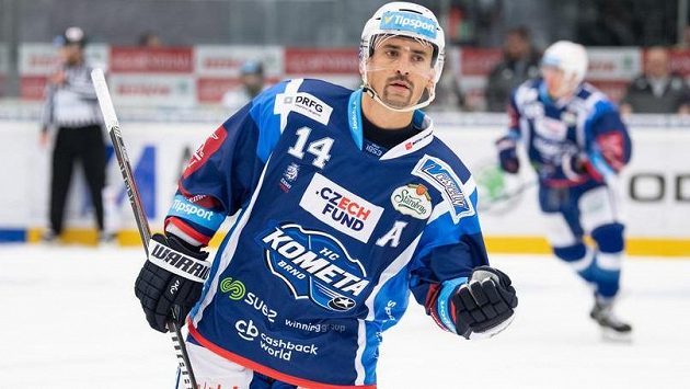 Tomáš Plekanec v brněnském dresu. Tomáš Plekanec v brněnském dresu.