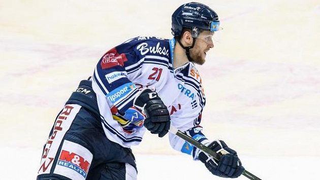 Vítkovický útočník Radoslav Tybor. Vítkovický útočník Radoslav Tybor.