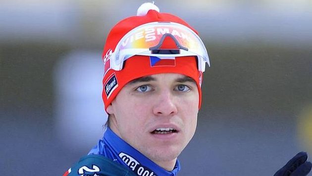 Michal Krčmář při tréninku na Světový pohár v Novém Městě na Moravě. Michal Krčmář při tréninku na Světový pohár v Novém Městě na Moravě.