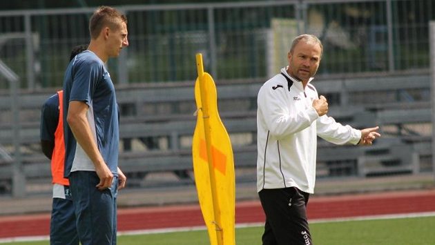 Radomír Korytář (vpravo) povede Baník v nové sezóně. Radomír Korytář (vpravo) povede Baník v nové sezóně.