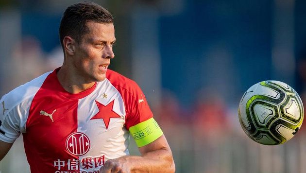Tomáš Holeš dal vítězný gól Slavie. Tomáš Holeš dal vítězný gól Slavie.