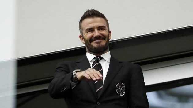 David Beckham při utkání Inter Miami - FC Los Angeles. David Beckham při utkání Inter Miami - FC Los Angeles.